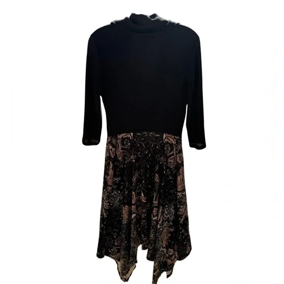 Signature by Robbie Bee Cowl Neck Dress Medium - Picture 3 of 6